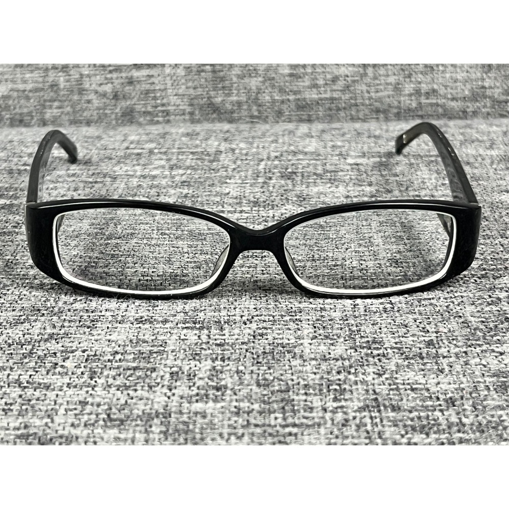 Kate Spade New York Black Teal Tortoise Rectangular Eyeglasses Frames 135 Italy